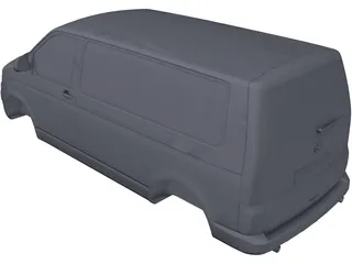 Volkswagen Transporter T5 3D Model preview