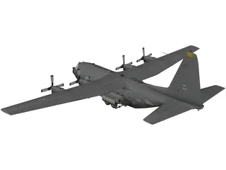 Lockheed AC-130 Spooky 3D Model preview