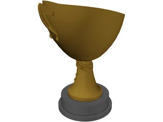 BJJ World Cup Trophy 3D Model preview