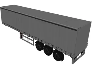 Trailer 3D Model preview