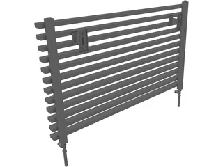 Aestus Radiator 3D Model preview