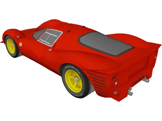 Ferrari F330 P4 (1967) 3D Model preview