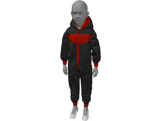 Mannequin Child 3D Model preview