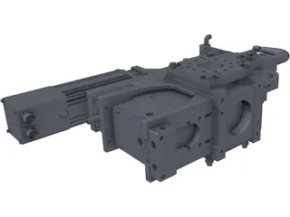 C-Spot Weld Gun 3D Model preview