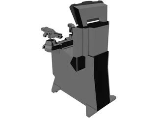 Game Cabinet 3D Model preview