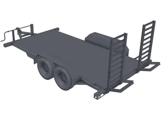 Trailer 3D Model preview