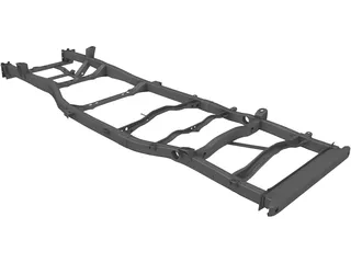 Range Rover Chassis (2010) 3D Model preview