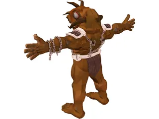 Monster 3D Model preview