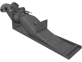 Rolls-Royce Waterjet 3D Model preview
