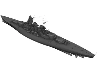 SMS Grosser Kurfurst 3D Model preview