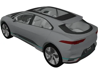 Jaguar I-Pace Concept 3D Model preview