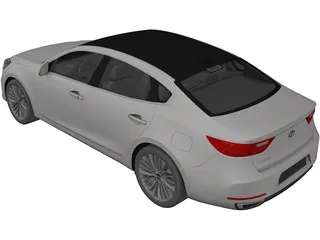 Kia Cadenza (2017) 3D Model preview