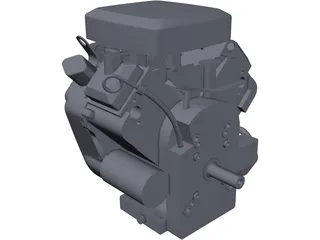 Briggs&Stratton Vanguard 18hp 3D Model preview
