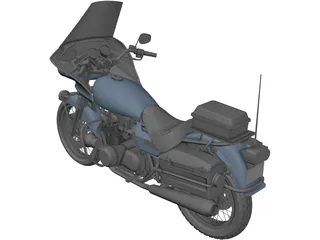 Kawasaki Police 1000 3D Model preview