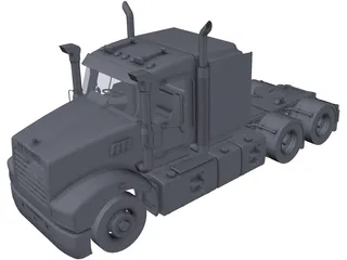 Mack Superliner 3D Model preview