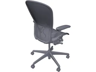 Herman Miller Aeron Chair 3D Model preview