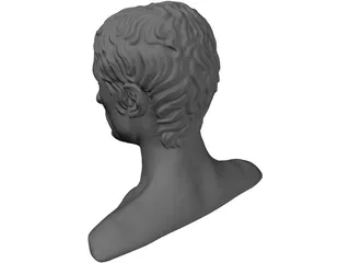 Statue of Caesar 3D Model preview