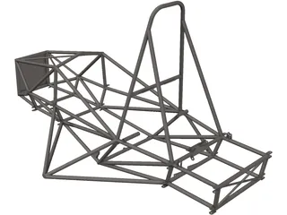 FSAE Frame 2017 3D Model preview