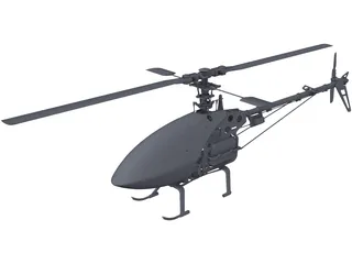 RC Helicopter 3D Model preview