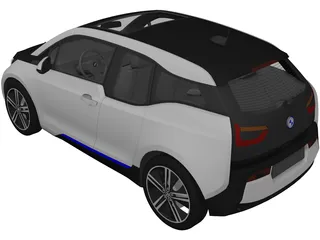 BMW i3 3D Model preview
