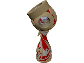 FIFA Cup Russia 2018 Trophy 3D Model preview