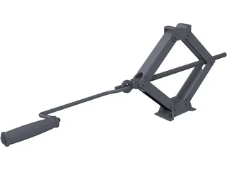 Scissors Jack Mechanism 3D Model preview