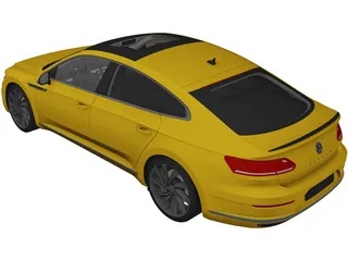Volkswagen Arteon R-Line (2018) 3D Model preview