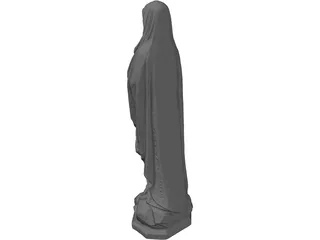 Virgin Mary 3D Model preview