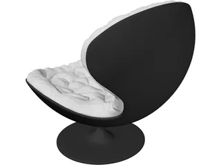 Arm Chair 3D Model preview