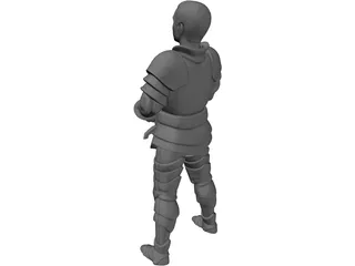 Young Knight 3D Model preview