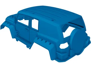 Toyota FJ Cruiser Body 3D Model preview