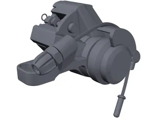 Disc Brake Caliper 3D Model preview