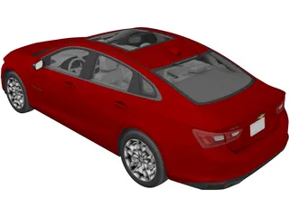 Chevrolet Malibu (2018) 3D Model preview