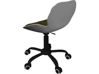 Modern Armchair 3D Model preview