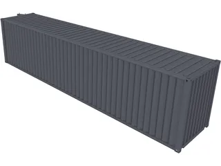Container 40ft 3D Model preview