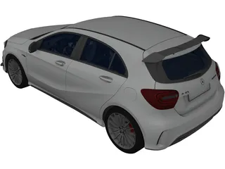 Mercedes-Benz A45 AMG 3D Model preview