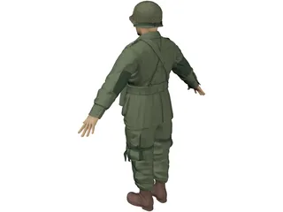 Soldier 3D Model preview