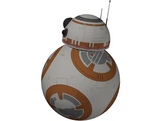 BB8 Droid 3D Model preview
