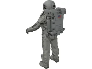 Space Suit 3D Model preview