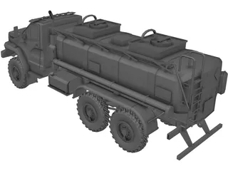 Ural Next Fuel Truck 3D Model preview
