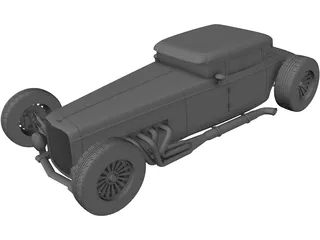 Rat Rod 3D Model preview