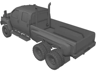 GMC C4500 Top Kick 6x6 3D Model preview