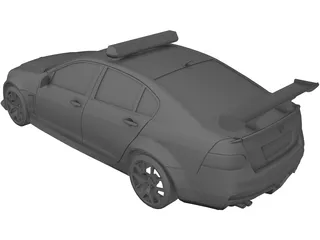 Holden HSV W427 Police 3D Model preview