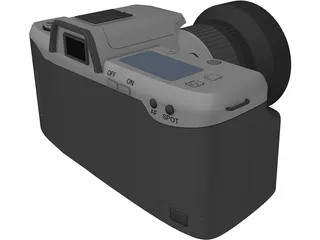 Minolta Photo Camera 3D Model preview