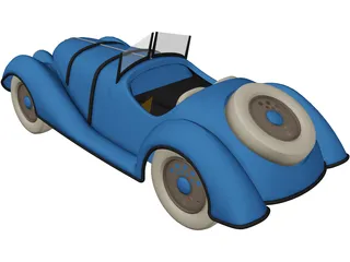 BMW 507 3D Model preview