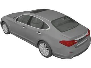 Infiniti Q70 (2015) 3D Model preview