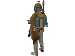 Boba Fett 3D Model preview