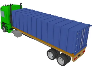 Truck 3D Model preview