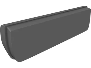 Samsung Split Unit Air Conditioner 3D Model preview