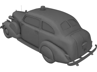 Buick Special (1937) 3D Model preview